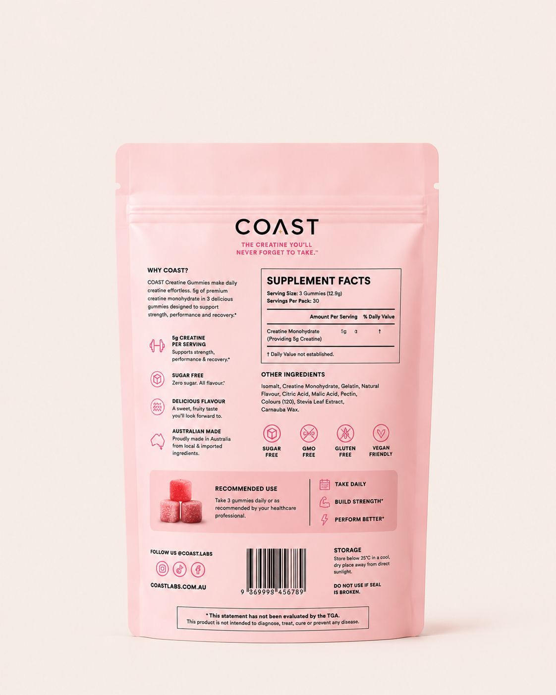 Coast Creatine Gummies